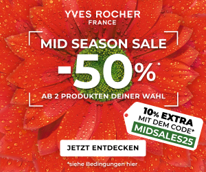 Mid Season Sale: 50% Rabatt ab 2. Produkten + 10% extra