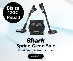 Shark Spring Clean Sale - Bis zu 120€ Rabatt