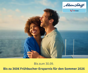 Bis zu 360€ Frühbucherrabatt