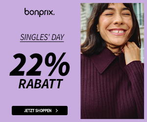 22% Rabatt auf alles