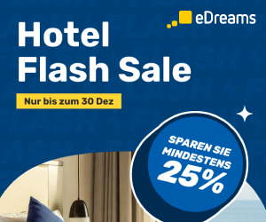 Hotel Flash Sale: Mind. 25% Rabatt