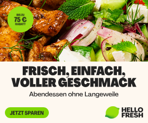Frische Zutaten & ausgewogene Rezepte zu Ihnen nach Hause!