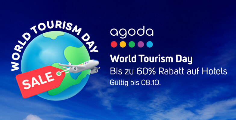 World Tourism Day: Bis zu 30% Rabatt